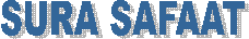  SURA SAFAAT