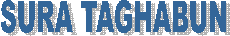  SURA TAGHABUN
